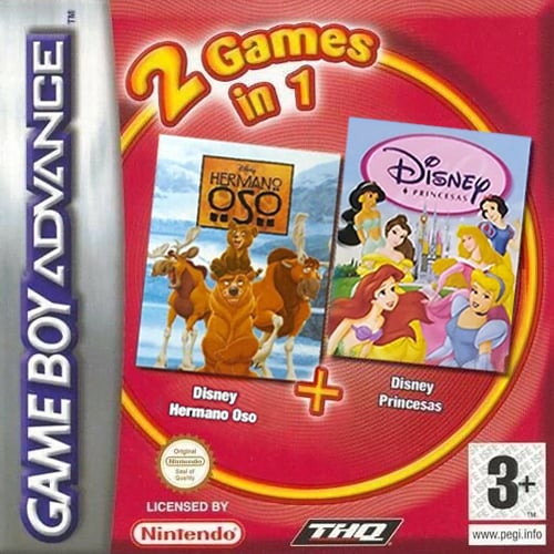 2 Games in 1 - Disney Princesas + Hermano Oso