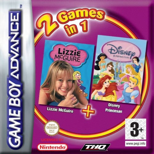 2 Games in 1 - Disney Princesas + Lizzie McGuire
