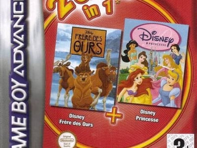 2 Games in 1 - Disney Princesse + Frere des Ours