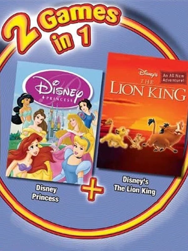 2 Games in 1 - Disney's Lion King & Disney Princess