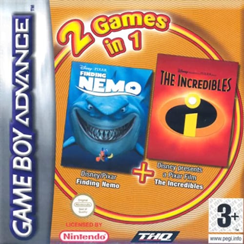 2 Games in 1 - Finding Nemo + The Incredibles