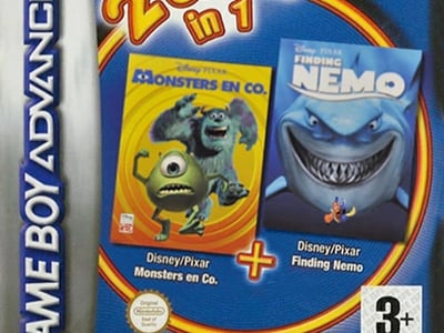 2 Games in 1 - Monsters en Co. + Finding Nemo