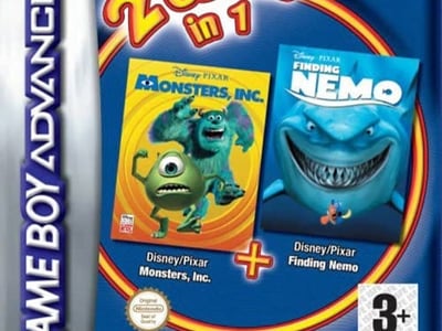 2 Games in 1 - Monsters, Inc. + Finding Nemo