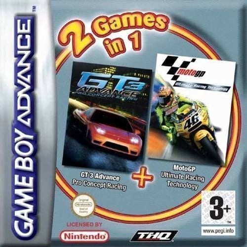 2 Games in 1 - Moto GP + GT Advance 3 - Pro Concept Racing