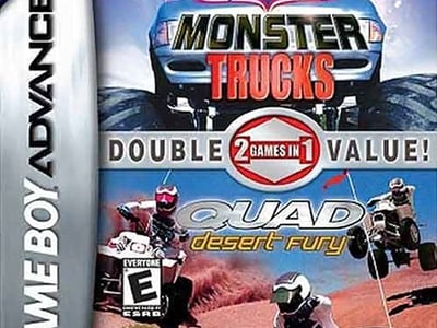 2 Games in 1 - Quad Desert Fury + Monster Trucks