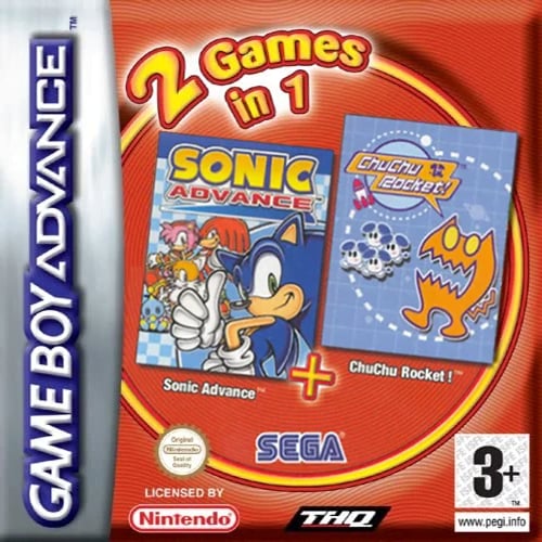 2 Games in 1 - Sonic Advance + ChuChu Rocket!