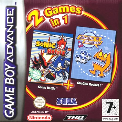 2 Games in 1 - Sonic Battle + ChuChu Rocket!