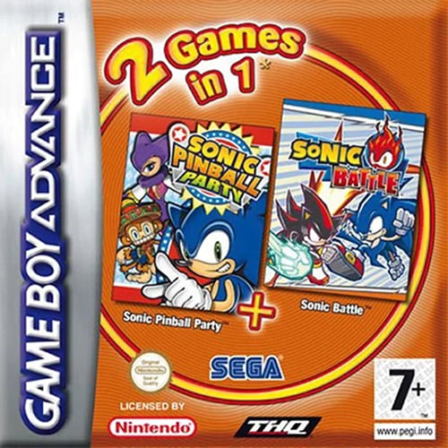 2 Games in 1 - Sonic Battle + Sonic Pinball Party