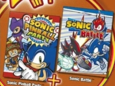 2 Games in 1 - Sonic Pinball Party & Sonic Battle