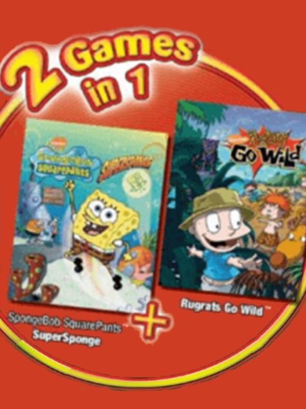 2 Games in 1 - SpongeBob SquarePants - SuperSponge & Rugrats - Go Wild