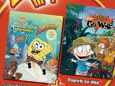 2 Games in 1 - SpongeBob SquarePants - SuperSponge & Rugrats - Go Wild