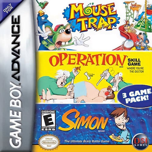 3 Game Pack! - Mouse Trap + Simon + Operation
