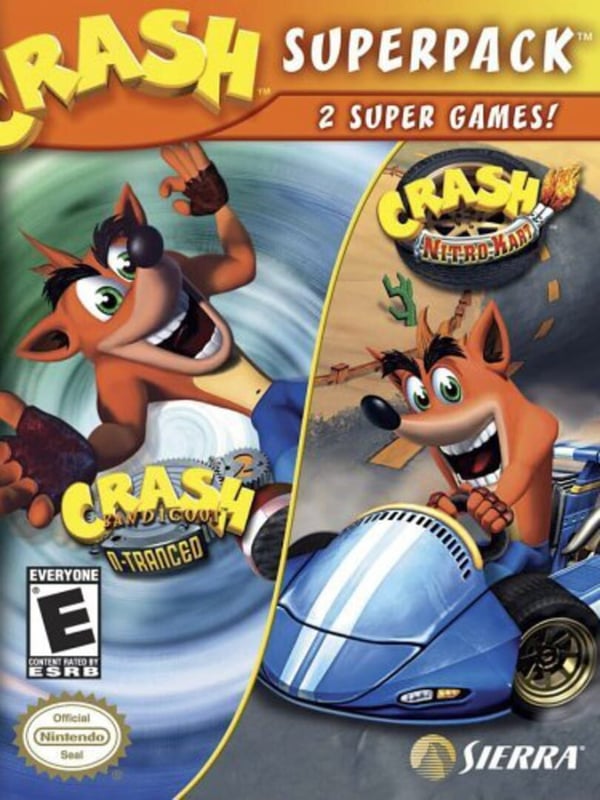 Crash Superpack - Crash Bandicoot 2 - N-Tranced & Crash Nitro Kart