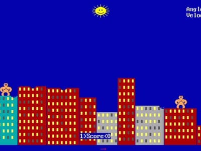GORILLAS QBASIC