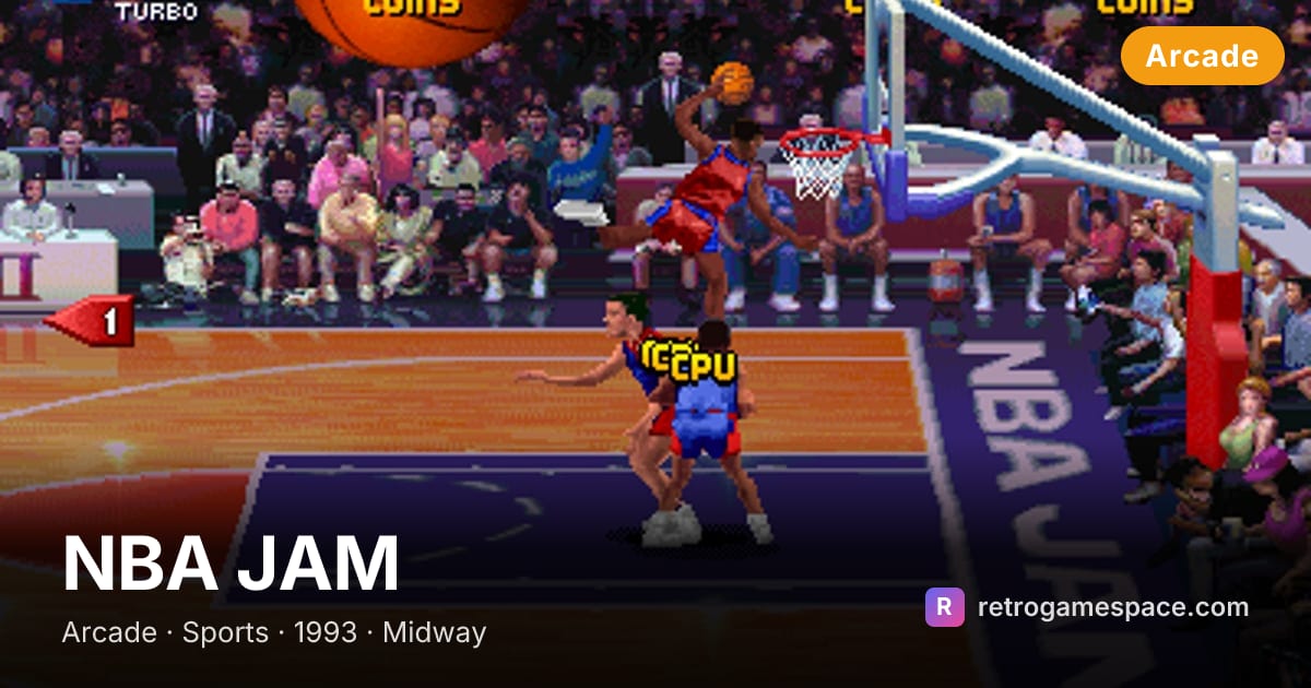 Play NBA JAM Online — Free Arcade Game | RetroGameSpace