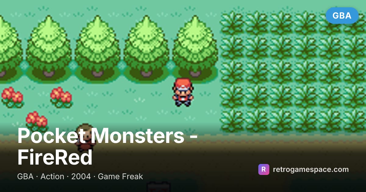Jouer à Pokémon Rouge Feu en ligne | RetroGameSpace