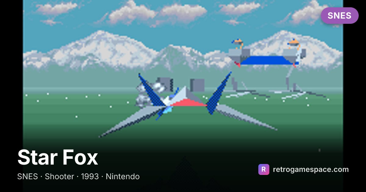 Play Star Fox Online — Free SNES Game | RetroGameSpace