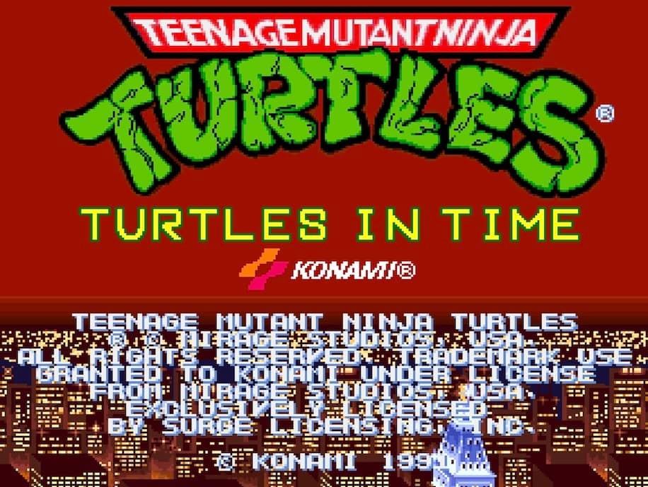 Teenage Mutant Ninja Turtles Turtles in Time