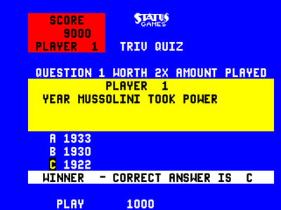 Triv Quiz