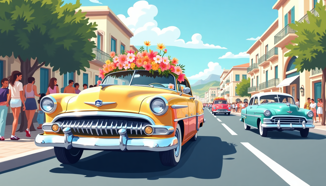 Madeira Flower Classic Auto Parade