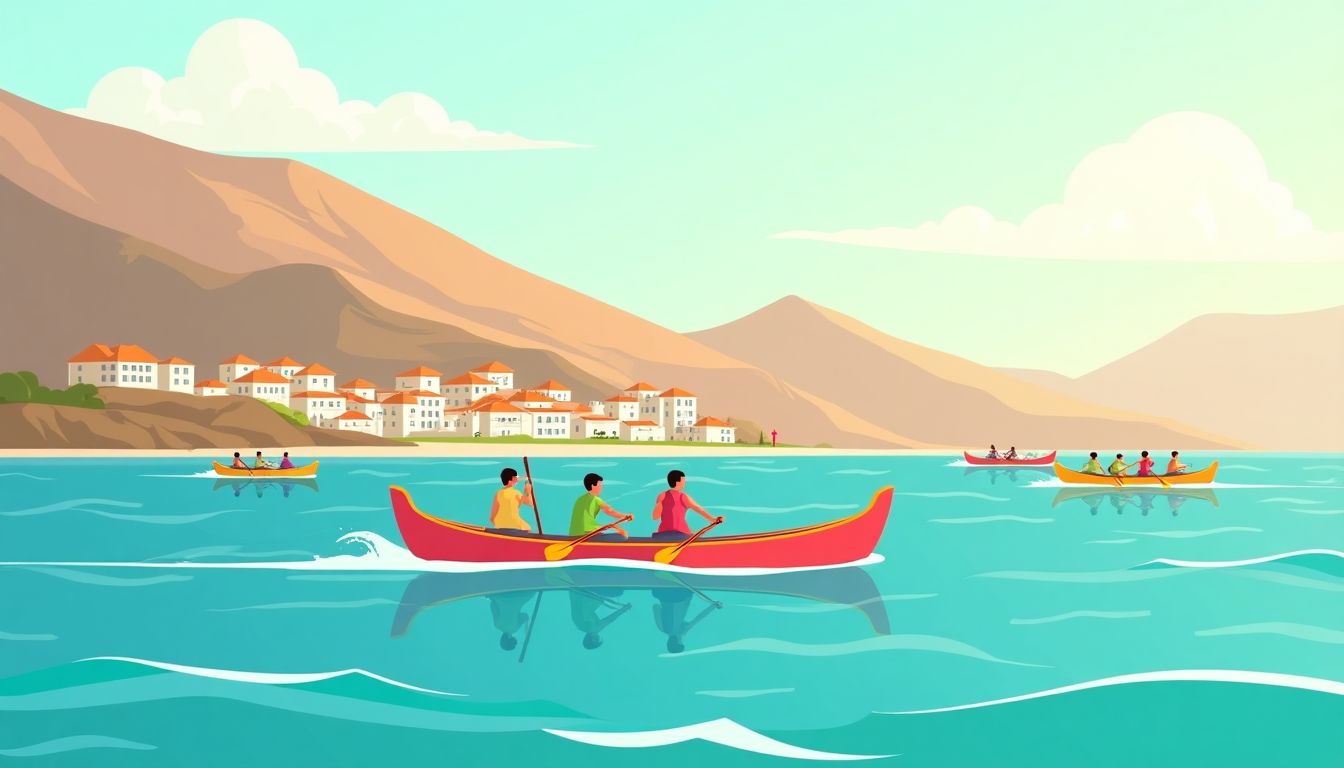 Regatta of Traditional Madeiran Canoes
