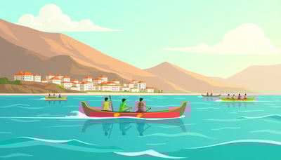Regatta of Traditional Madeiran Canoes