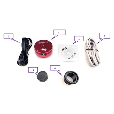 ZWO ASI120MC-S Super Speed Color CMOS Astronomy Camera - ASI120MC-S