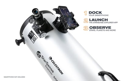 Celestron StarSense Explorer 10" Smartphone App-Enabled Dobsonian Telescope