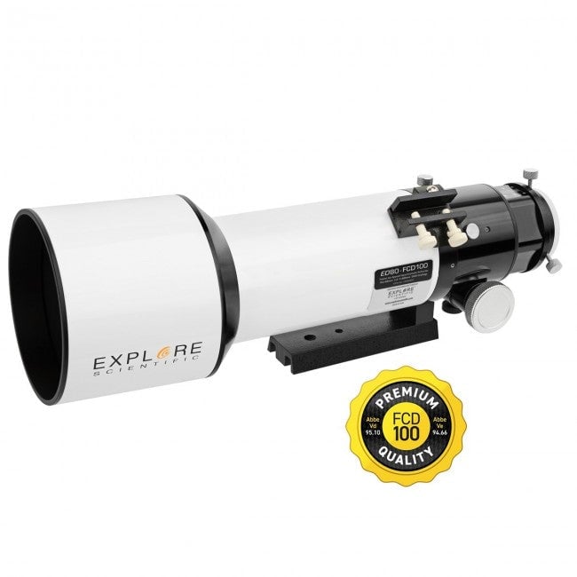 Explore Scientific ED80 - FCD100 Series Air-Spaced Triplet Refractor