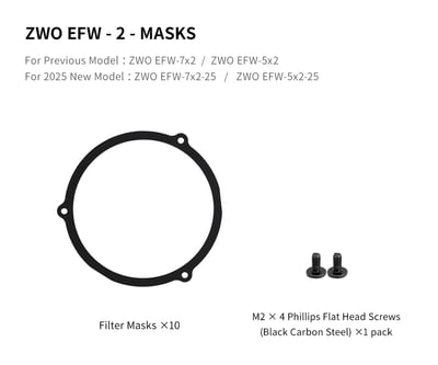 ZWO Filter Masks for EFW 7x36