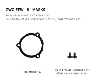 ZWO Filter Masks for EFW 7x36