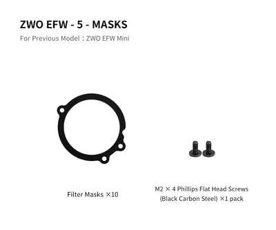 ZWO Filter Masks for EFW 7x36