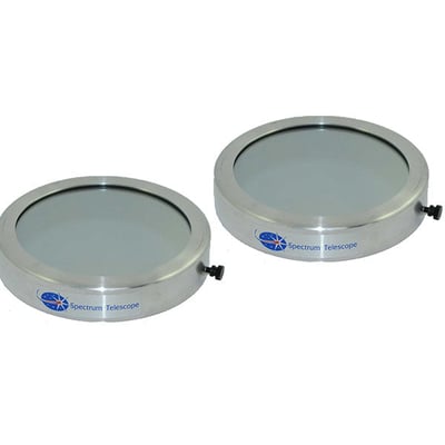 Spectrum Telescopes 2" Full Aperture Solar Glass Binocular Filter Pair 41-48mm