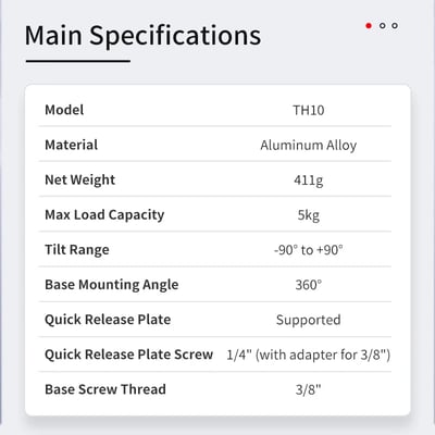 ZWO Tripod Head for SeeStar