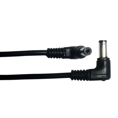 Pegasus Astro Pack of Two 2.1mm Male to 2.1mm Male Cables Angled 90° - 1.0m