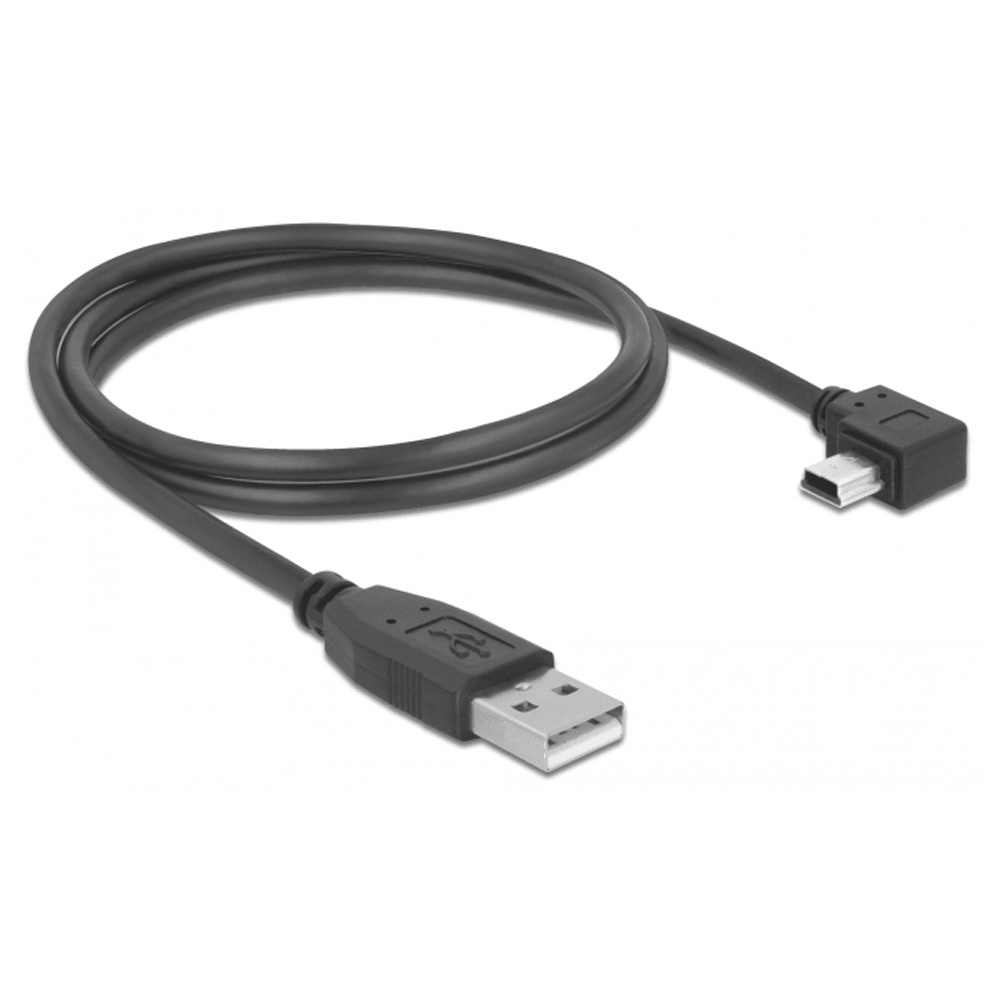 Pegasus Astro Pack of 2 Cables - USB 2.0 A Male to USB Mini-B 5 Pin Male Angled - 0.5M