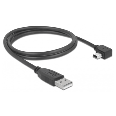 Pegasus Astro Pack of 2 Cables - USB 2.0 A Male to USB Mini-B 5 Pin Male Angled - 0.5M