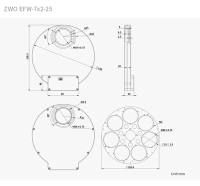 ZWO EFW-7X2