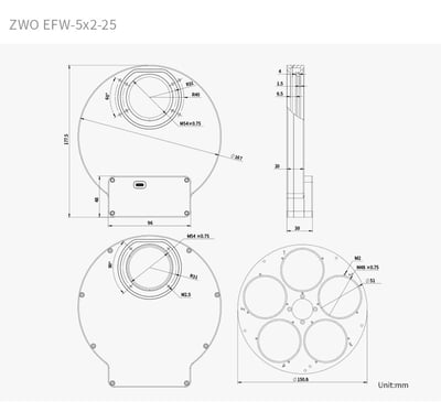 ZWO EFW-5x2