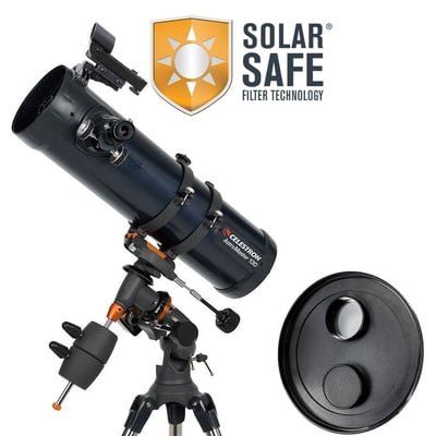 Celestron AstroMaster 130EQ-MD with EclipSmart Solar Filter Kit