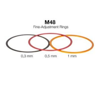 Alpine Astronomical M48 Fine-Adjustment Ring Set (0.3, 0.5 & 1mm)