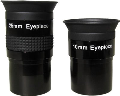 iOptron TP100 10mm & 25mm Plossl Eyepiece Set