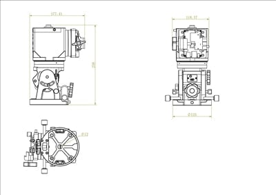 iOptron HAE43B-EC Strain Wave AZ/EQ Mount w/ iMate