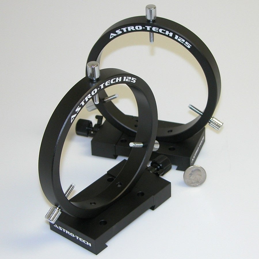 Astro-Tech 125mm Finder/Photoguide Ring Set - Losmandy D-Plate