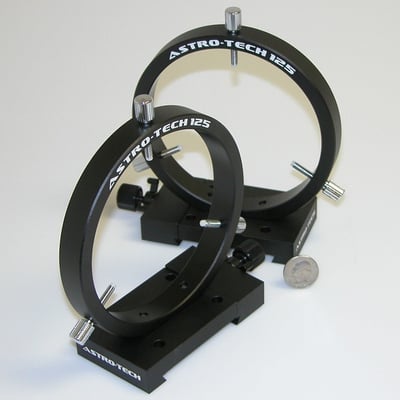 Astro-Tech 125mm Finder/Photoguide Ring Set - Losmandy D-Plate