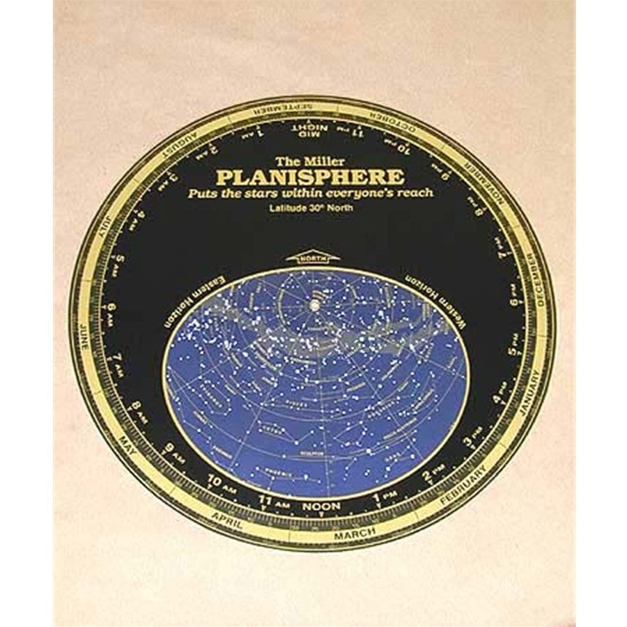 Datalizer 10.5" 30 Degree Planisphere for 25-35 Degrees North