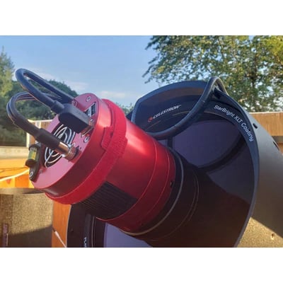 Buckeye Cable Router for RASA Front Mounted Cameras with Aluminum Dew Shield