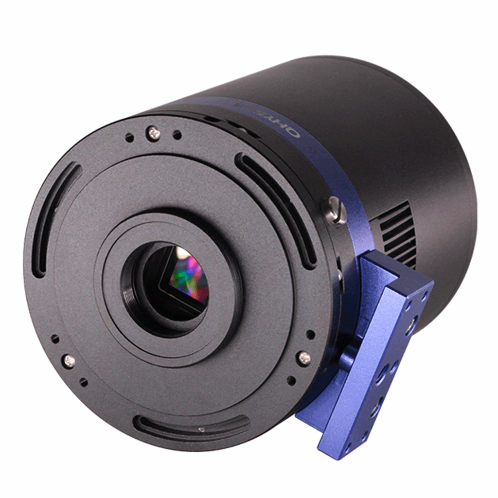 QHY 533M Cooled Monochrome CMOS Camera W/ CFW3 Small 7 Position Filter Wheel & Small Off-Axis Guider