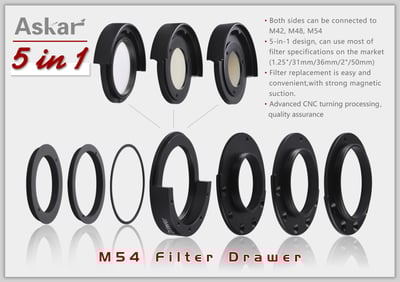 Askar 5-in-1 M54 Filter Drawer