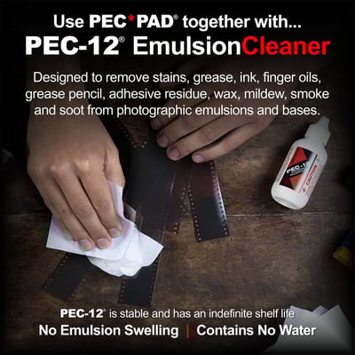 Photographic Solutions PEC*PAD Non-Abrasive Wipes 4" x 4"